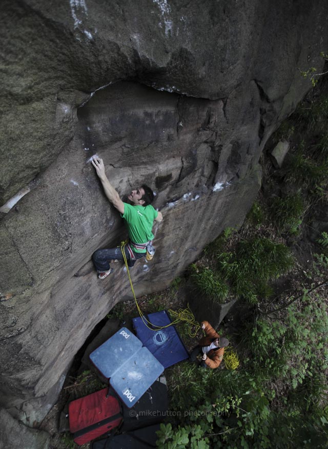 Tom Trad Climbing