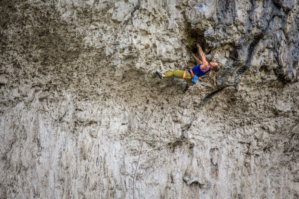 Maddy cope climbing