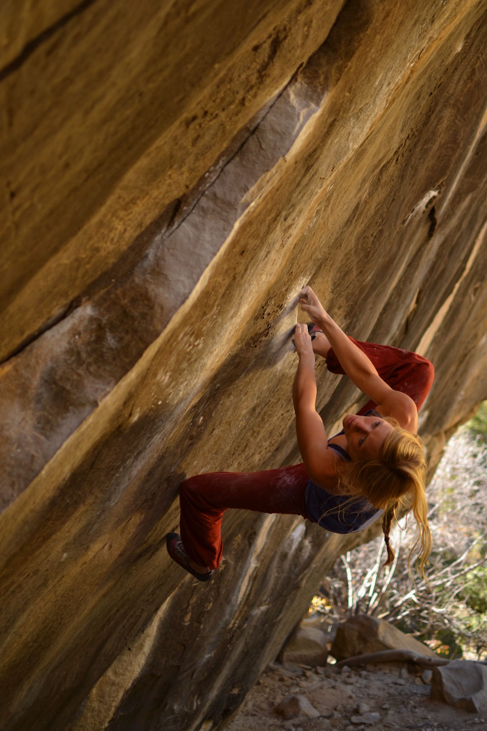 Mina climbing beyond life