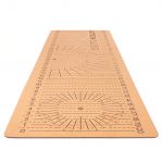 Flex Mat: a cork yoga mat, Front Angle