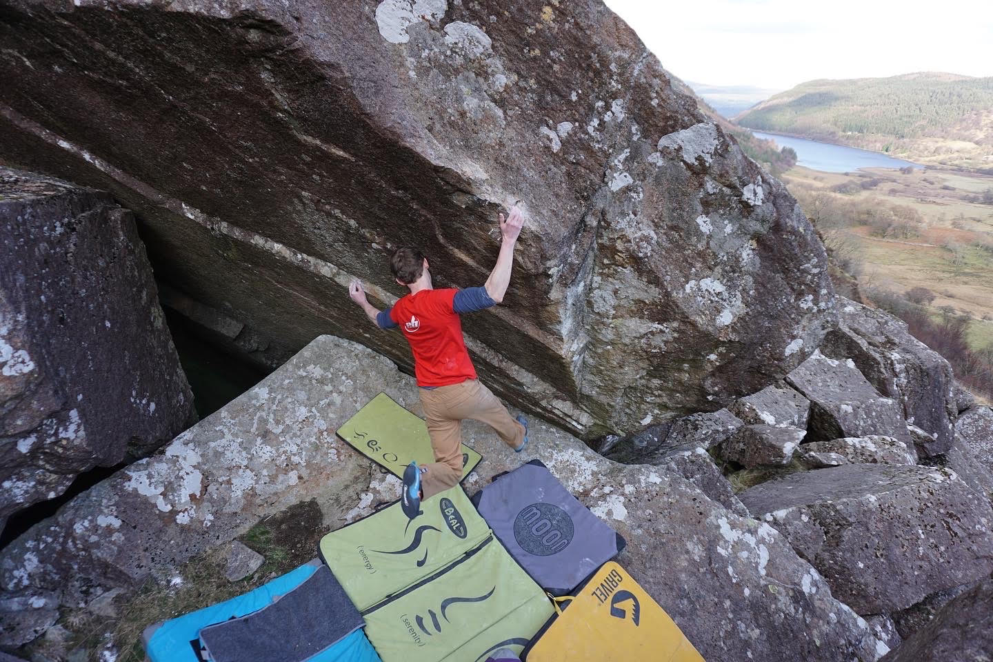 Coach Matt Broadhurst Bouldering